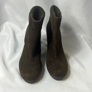 Kenneth Cole Reaction Leather Brown Boots Size 7